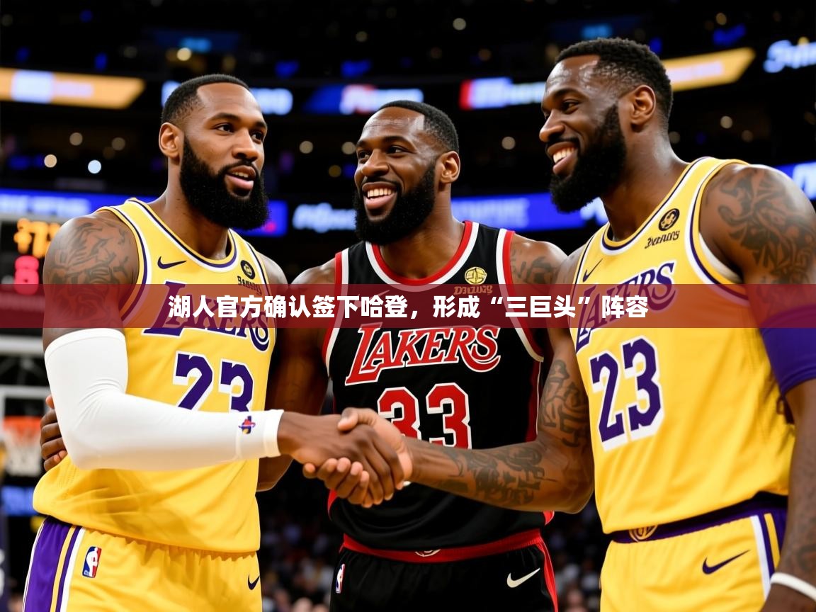 2025kaiyun体育在线登陆入口湖人官方确认签下哈登,形成“三巨头”阵容