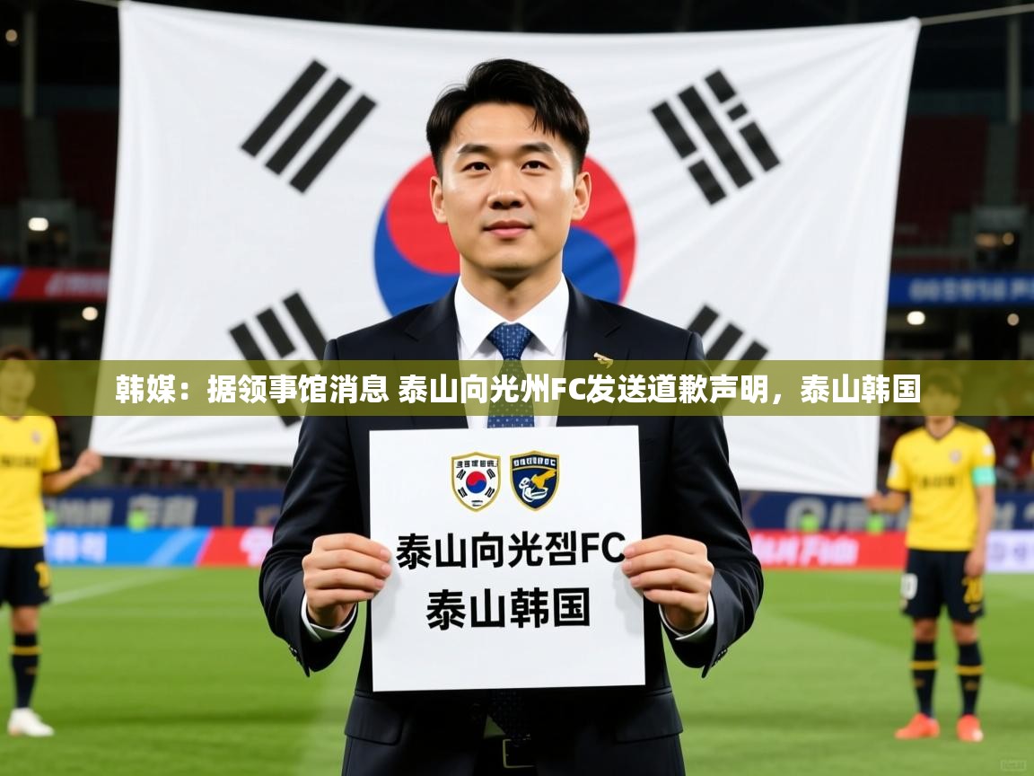 2025kaiyun体育在线登陆入口韩媒：据领事馆消息 泰山向光州FC发送道歉声明，泰山韩国